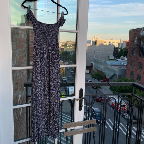 LF off the shoulder maxi slit dress - Picture 4 of 8